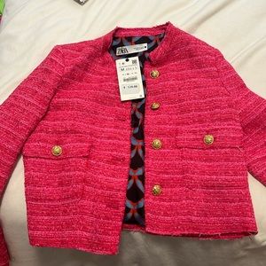 NWT Zara Pink Blazer